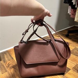 a new day Brown Satchel Bag